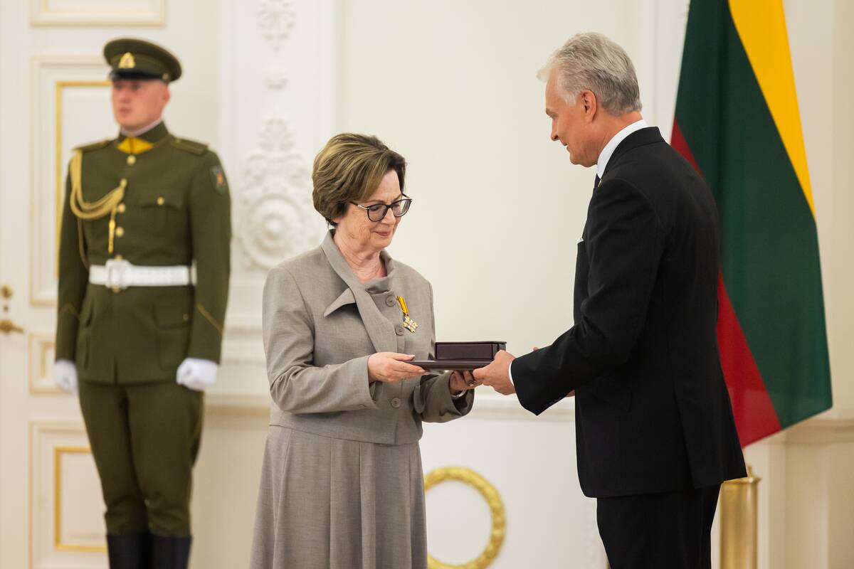 Valstybės apdovanojimų įteikimo ceremonija