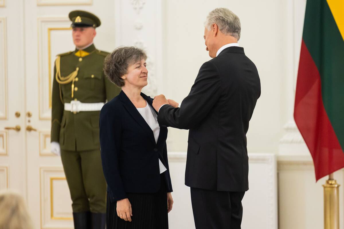 Valstybės apdovanojimų įteikimo ceremonija