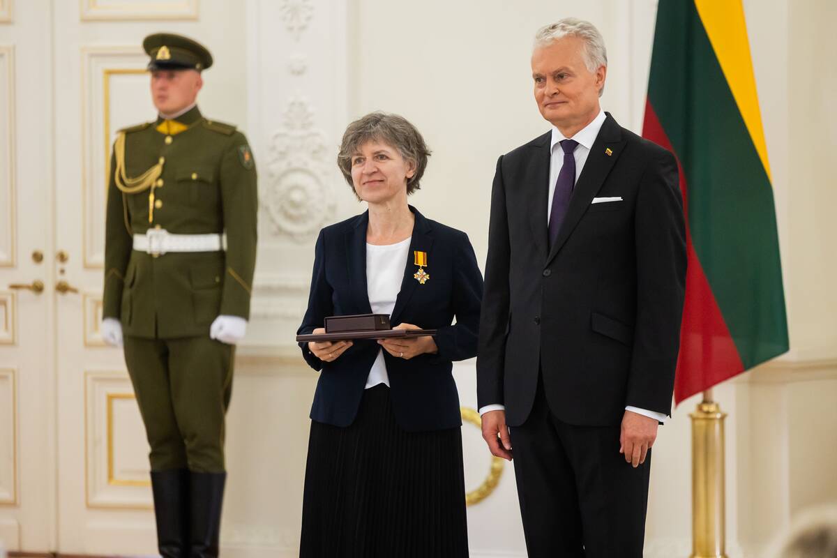 Valstybės apdovanojimų įteikimo ceremonija