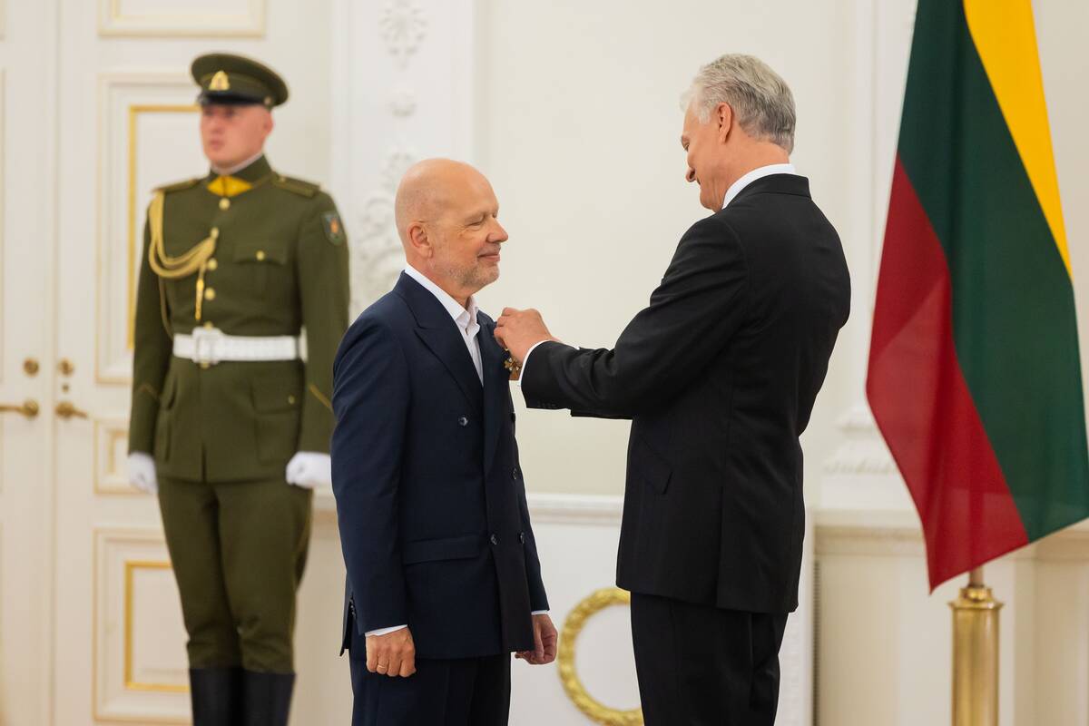 Valstybės apdovanojimų įteikimo ceremonija