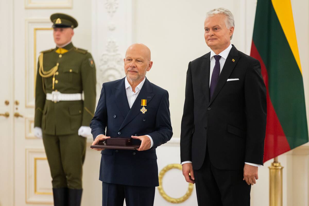 Valstybės apdovanojimų įteikimo ceremonija