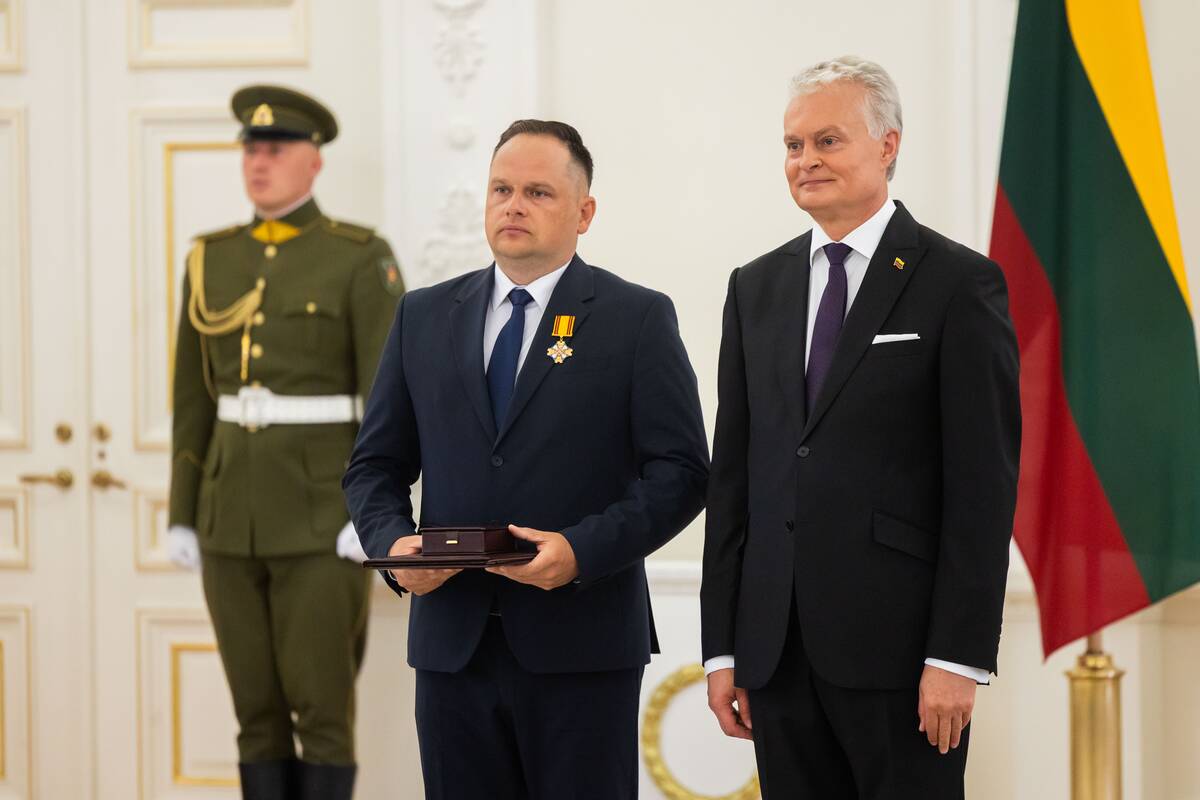 Valstybės apdovanojimų įteikimo ceremonija