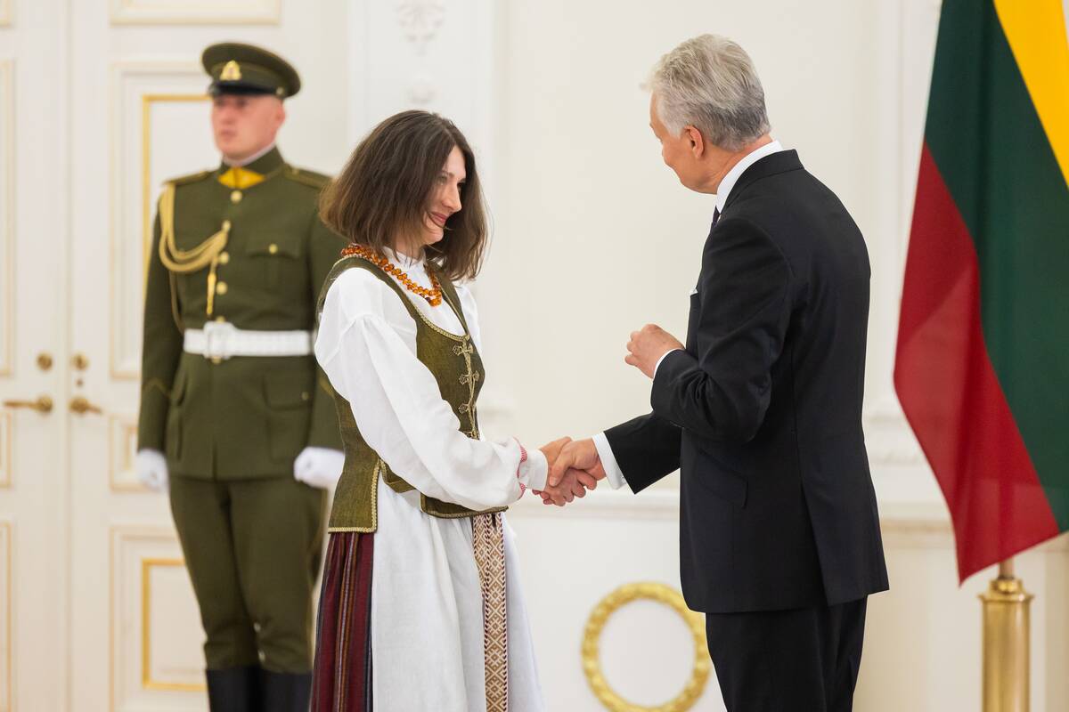 Valstybės apdovanojimų įteikimo ceremonija