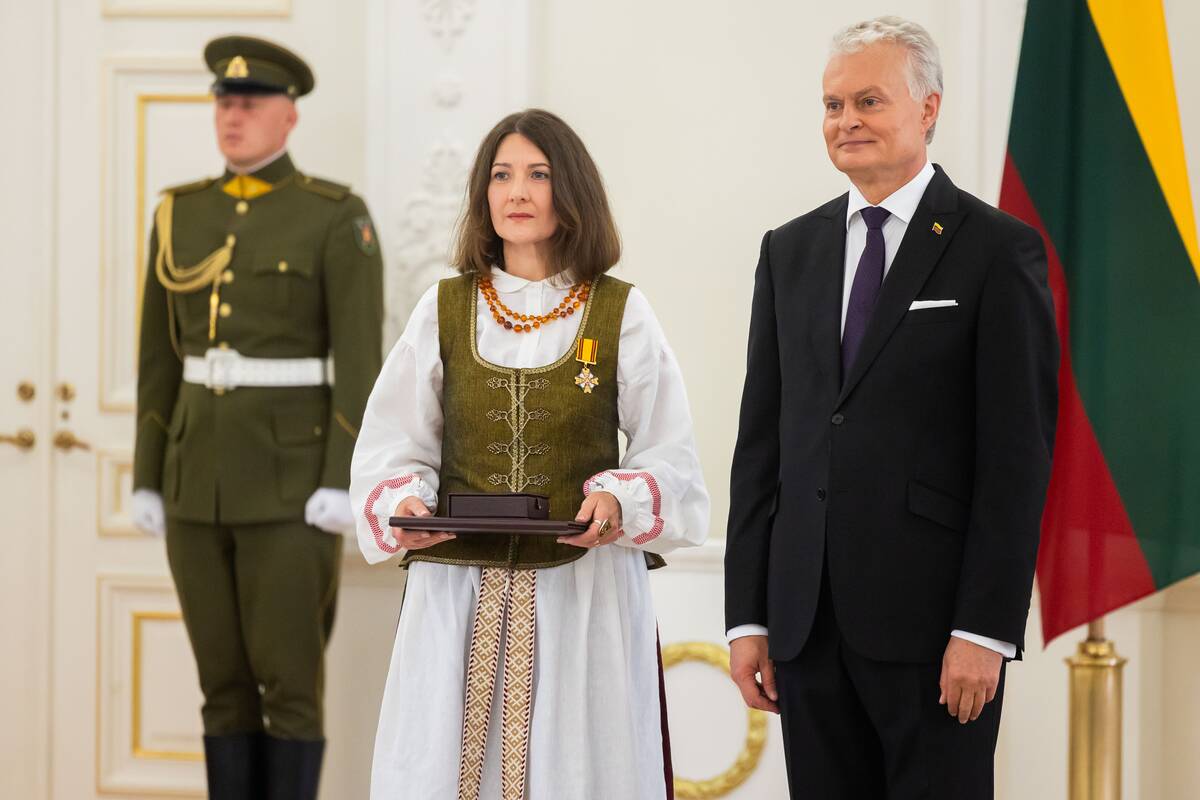 Valstybės apdovanojimų įteikimo ceremonija