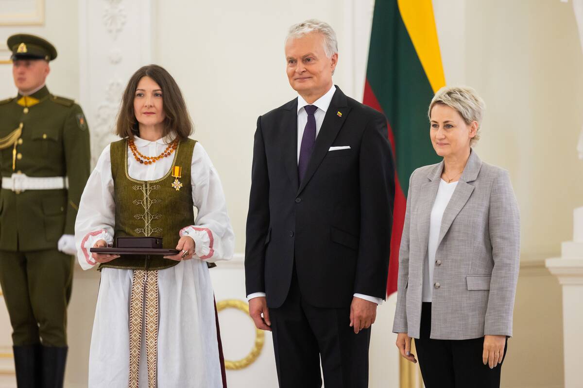 Valstybės apdovanojimų įteikimo ceremonija