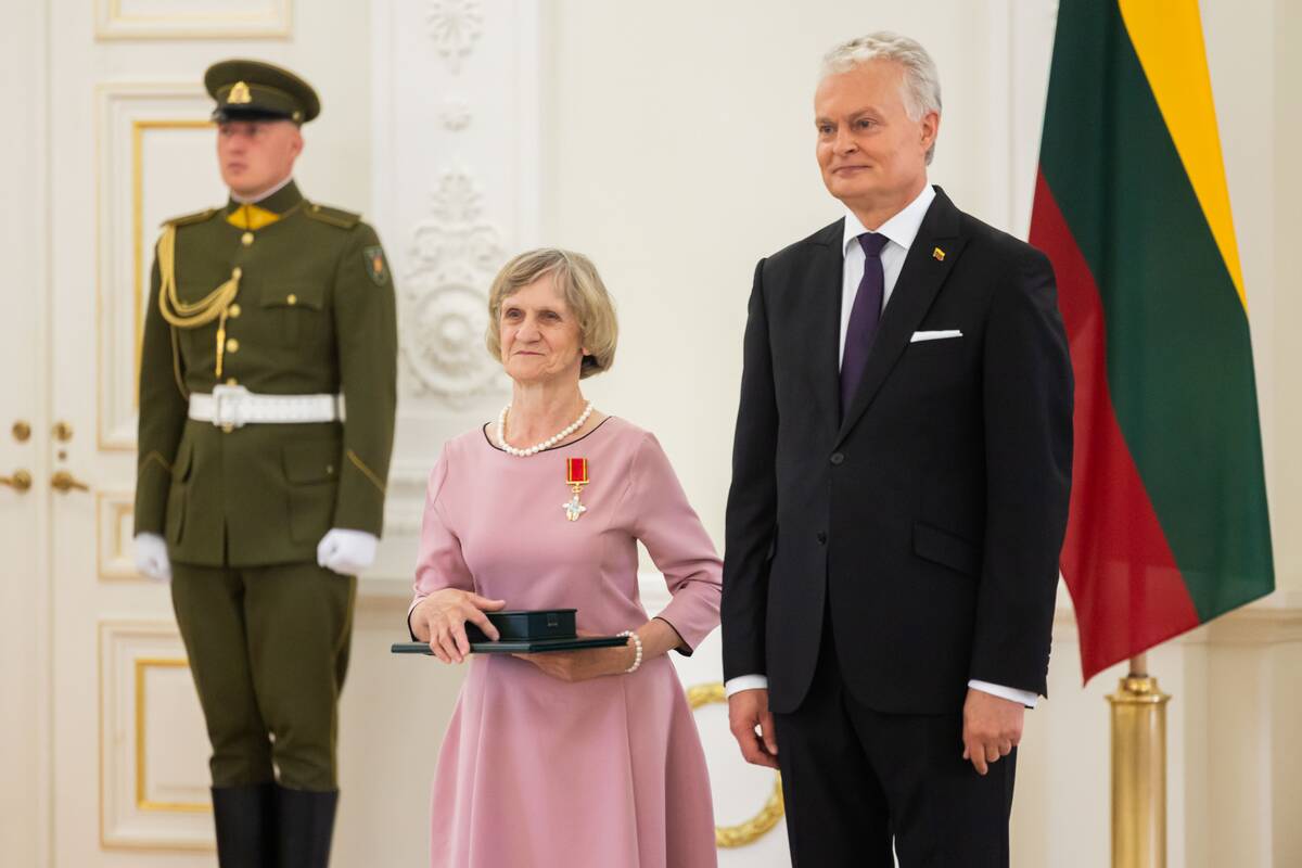 Valstybės apdovanojimų įteikimo ceremonija