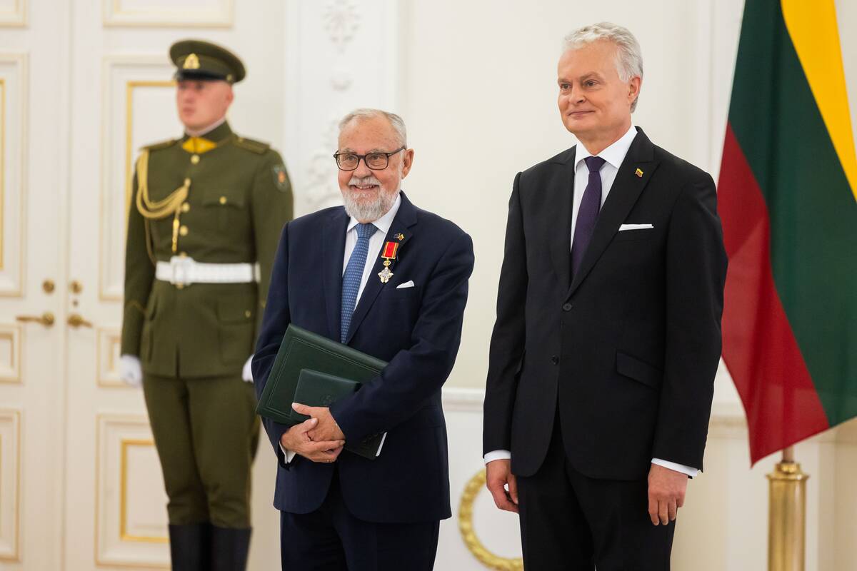 Valstybės apdovanojimų įteikimo ceremonija
