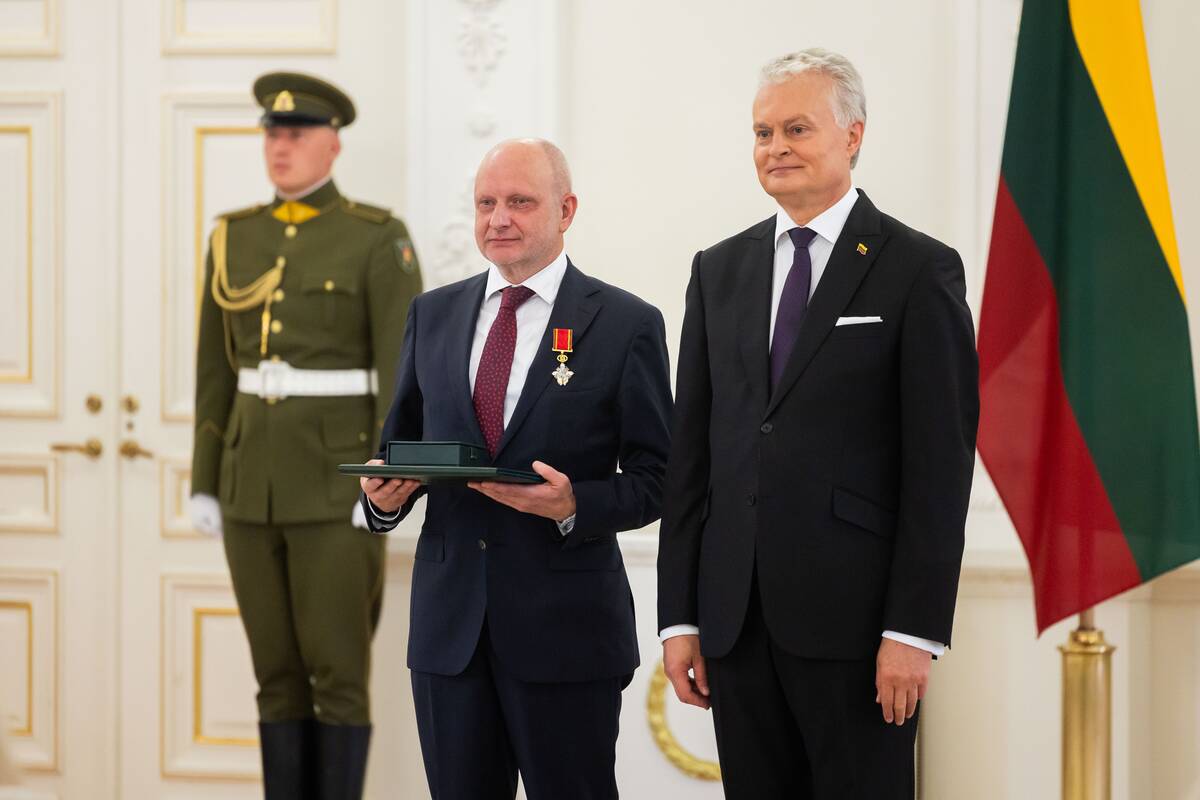 Valstybės apdovanojimų įteikimo ceremonija
