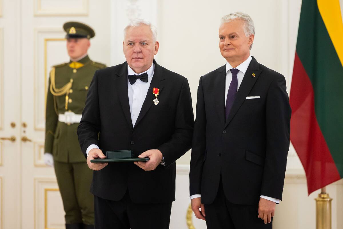 Valstybės apdovanojimų įteikimo ceremonija