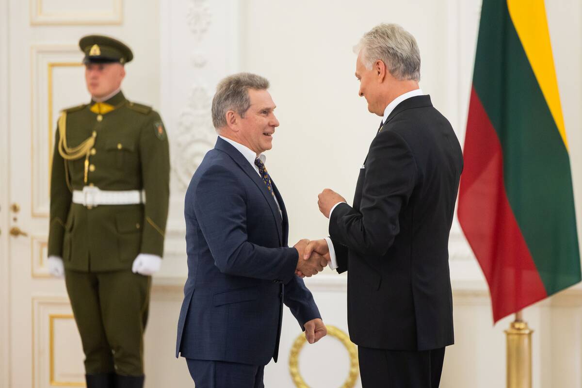 Valstybės apdovanojimų įteikimo ceremonija