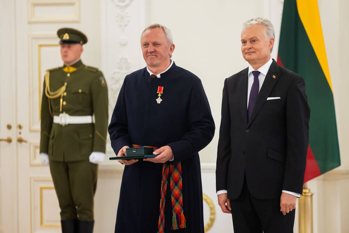 Valstybės apdovanojimų įteikimo ceremonija