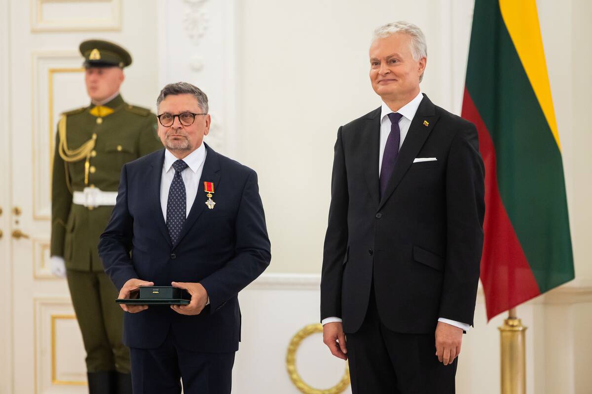 Valstybės apdovanojimų įteikimo ceremonija