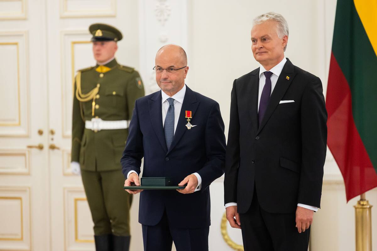 Valstybės apdovanojimų įteikimo ceremonija