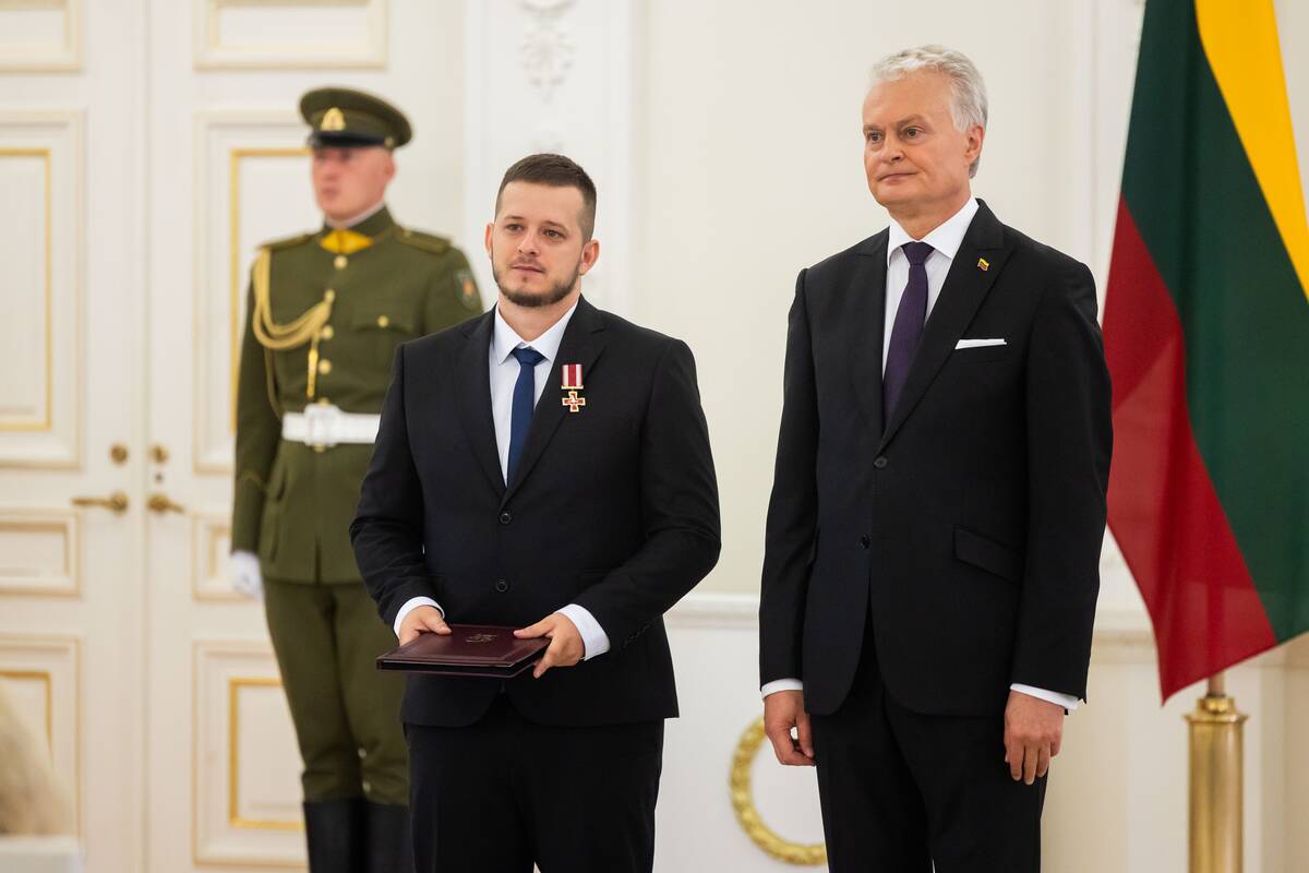 Valstybės apdovanojimų įteikimo ceremonija