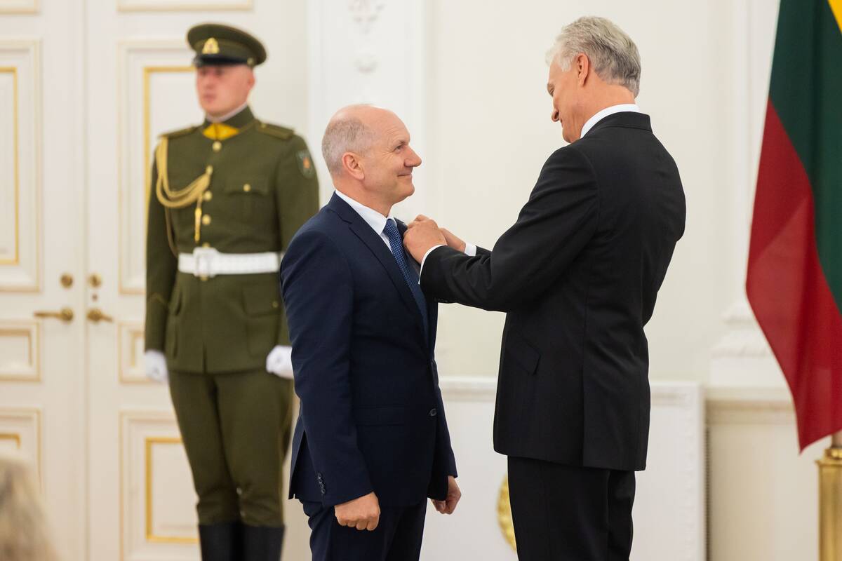 Valstybės apdovanojimų įteikimo ceremonija