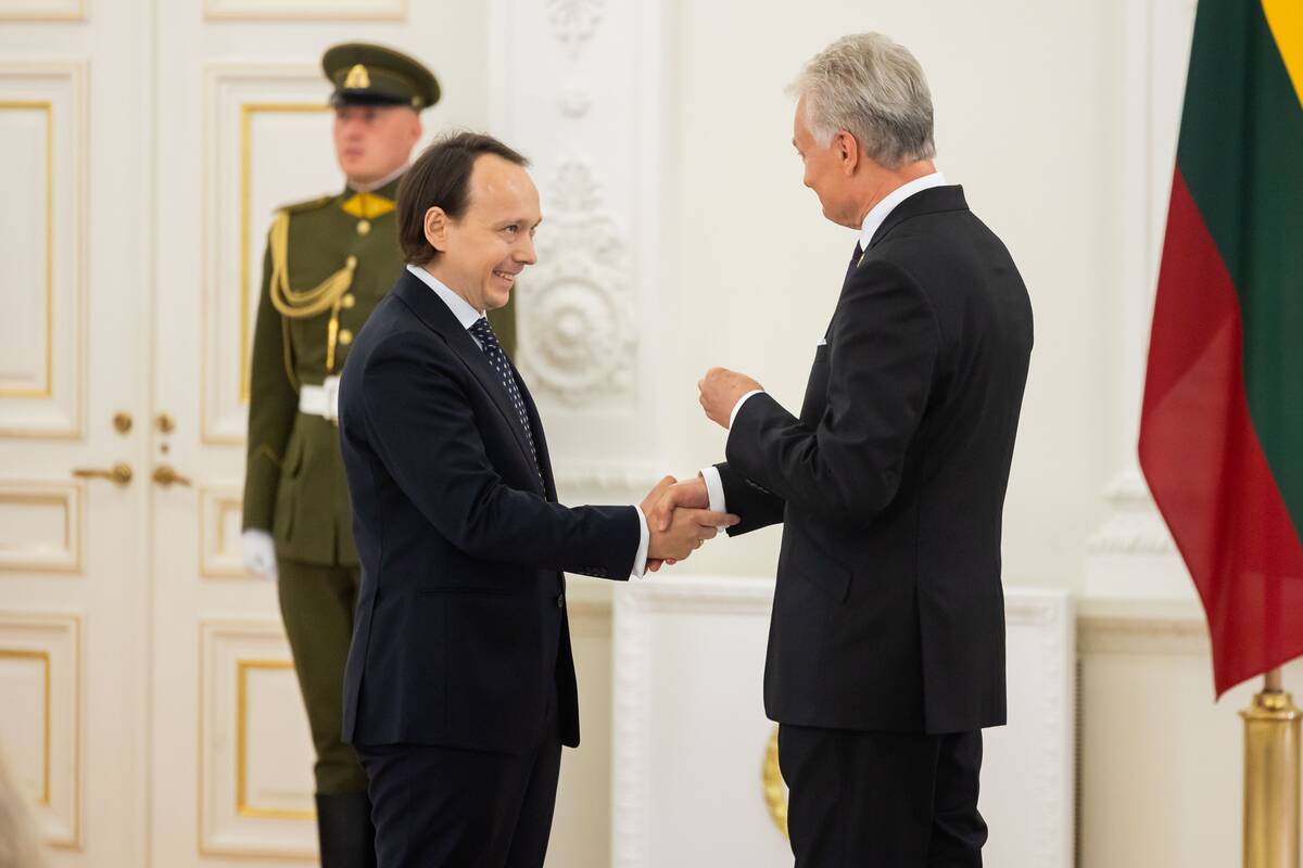 Valstybės apdovanojimų įteikimo ceremonija