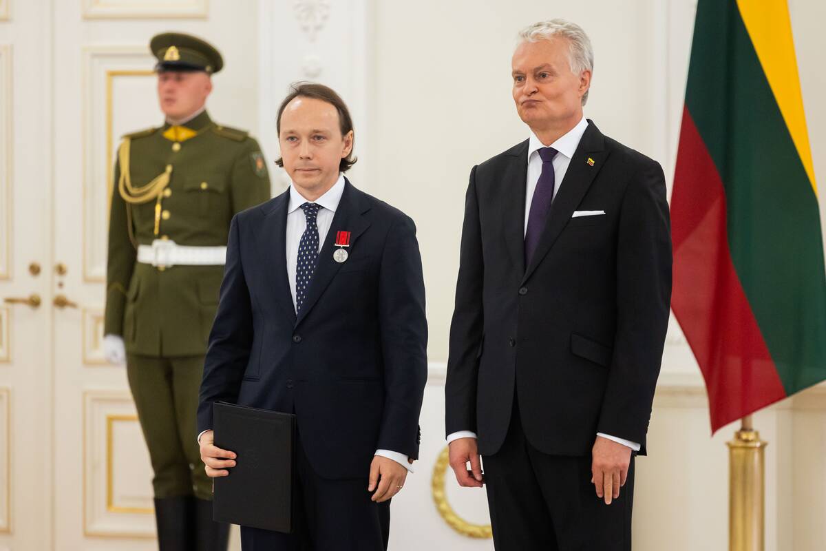 Valstybės apdovanojimų įteikimo ceremonija