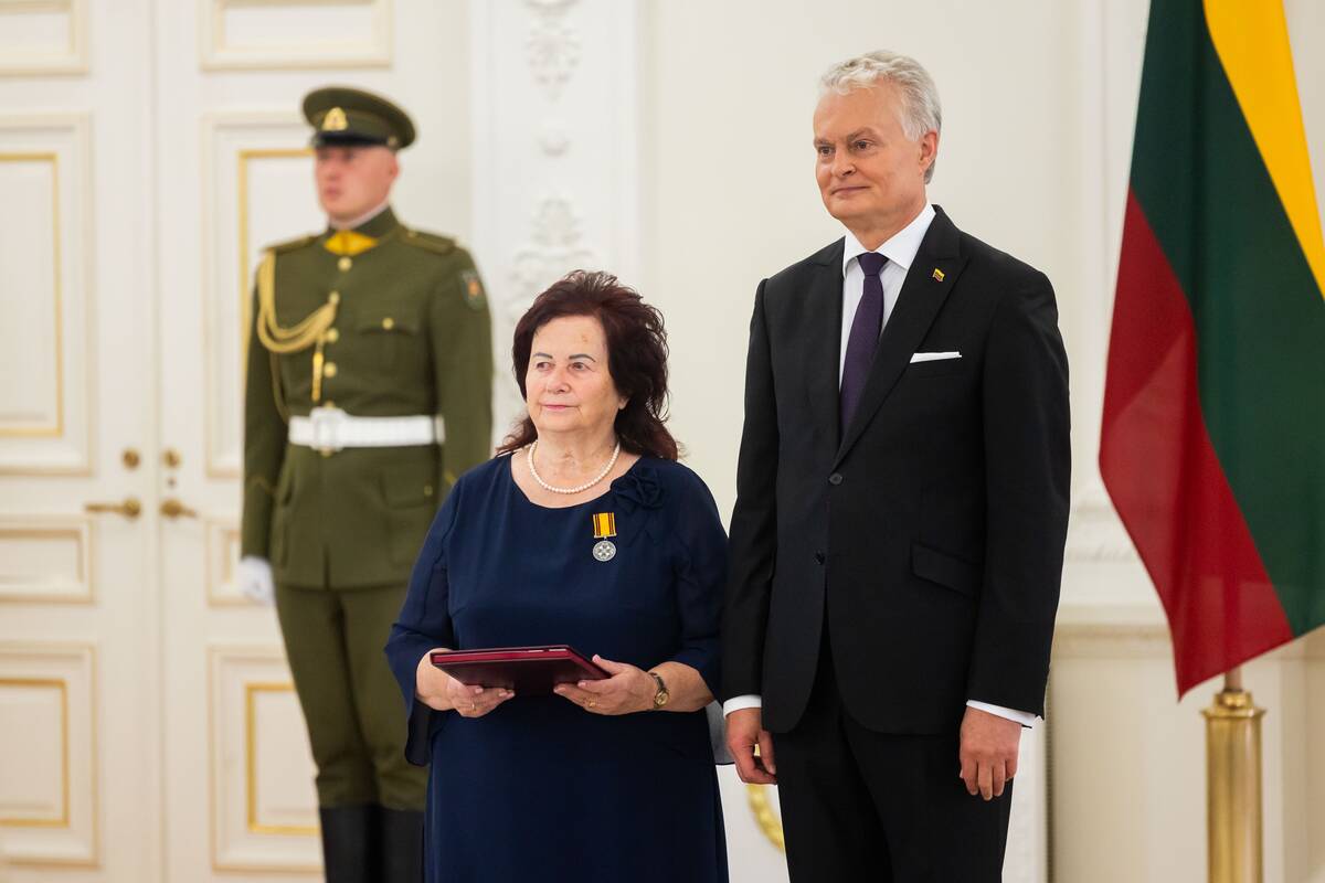 Valstybės apdovanojimų įteikimo ceremonija
