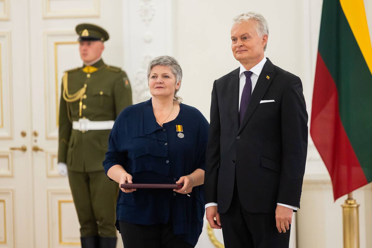 Valstybės apdovanojimų įteikimo ceremonija