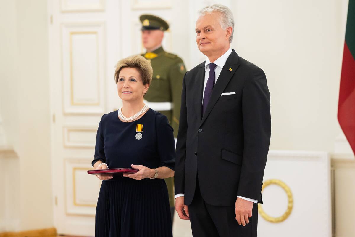 Valstybės apdovanojimų įteikimo ceremonija