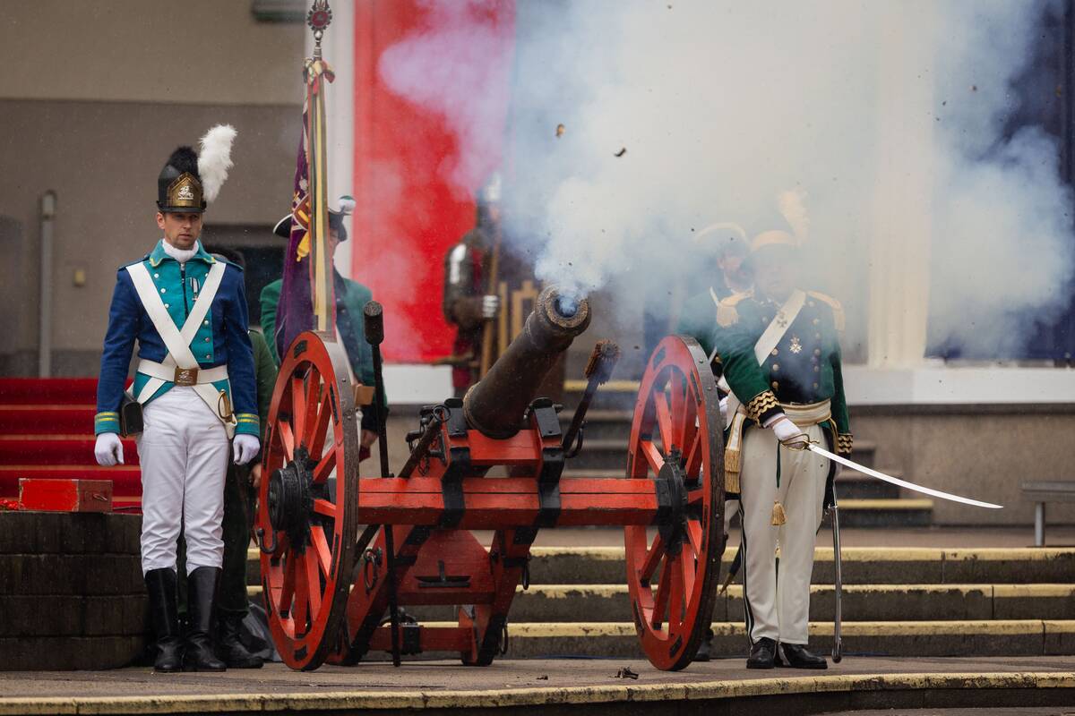 Valstybės vėliavų pakėlimo ceremonija