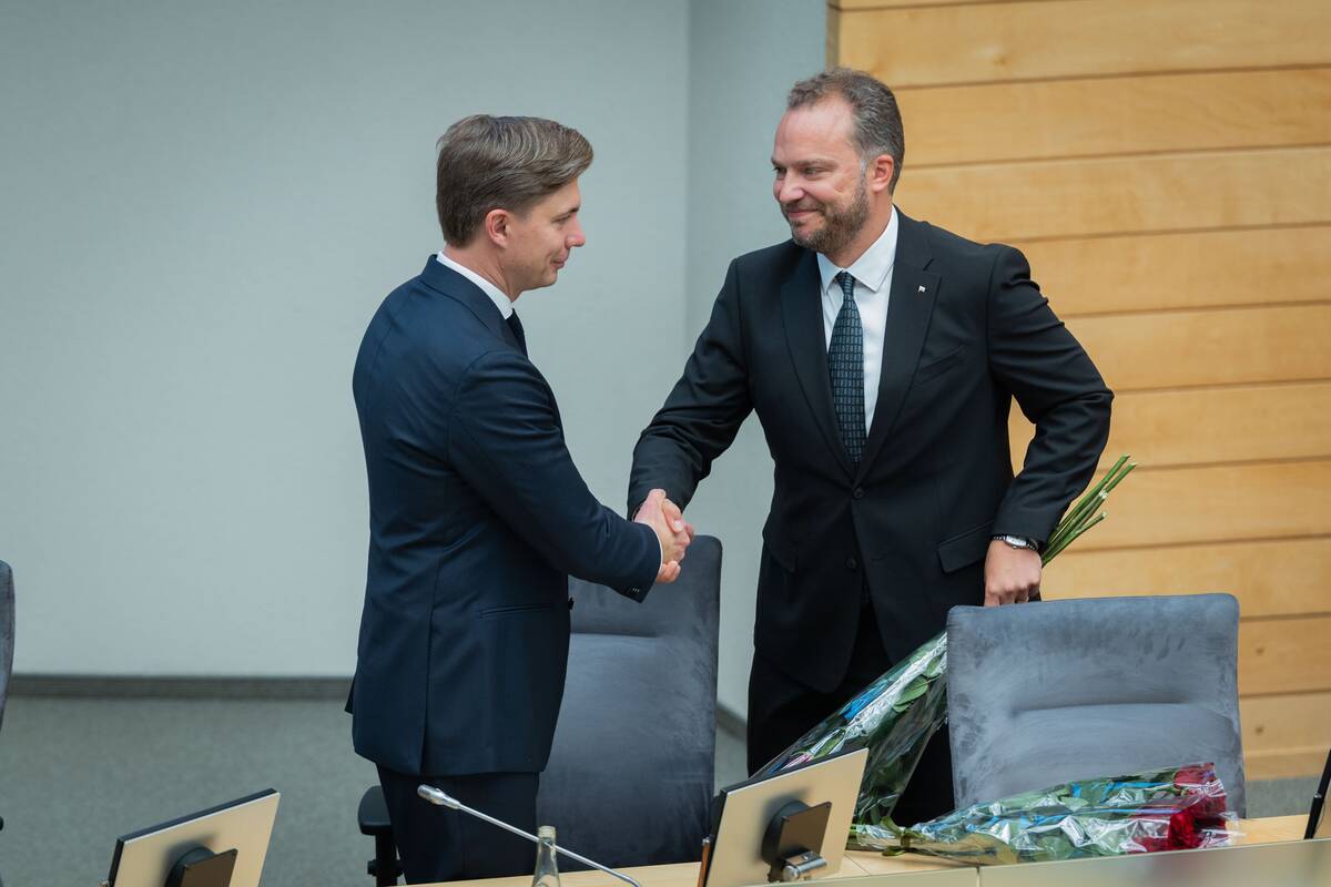 Mindaugo Sinkevičiaus ir jo vadovaujamo Ministrų kabineto narių priesaikos
