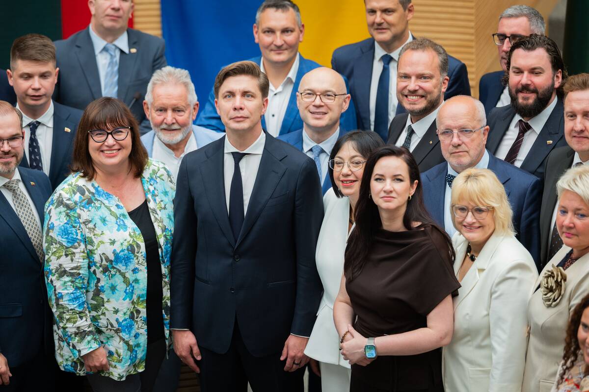 Mindaugo Sinkevičiaus ir jo vadovaujamo Ministrų kabineto narių priesaikos