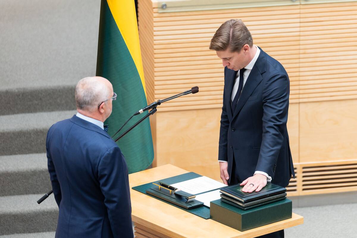 Mindaugo Sinkevičiaus ir jo vadovaujamo Ministrų kabineto narių priesaikos