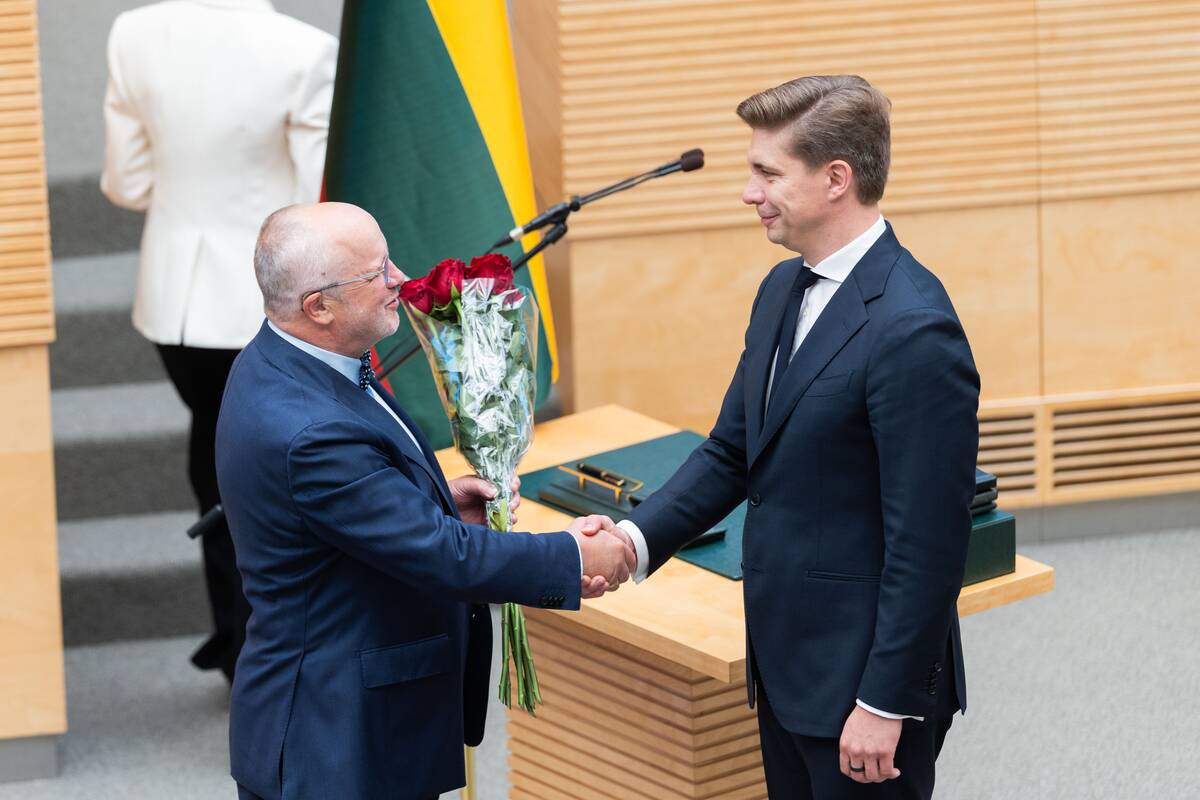 Mindaugo Sinkevičiaus ir jo vadovaujamo Ministrų kabineto narių priesaikos