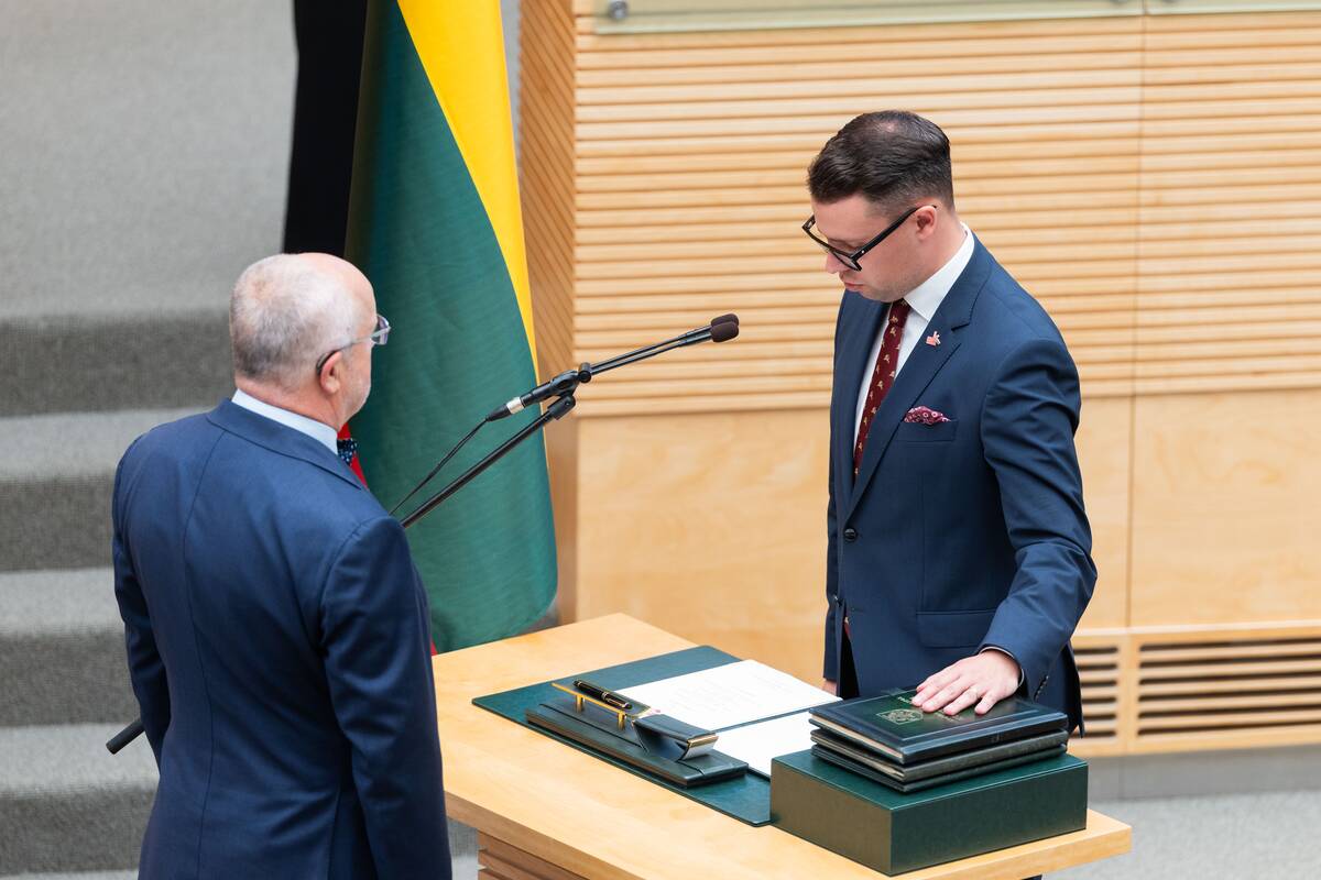 Mindaugo Sinkevičiaus ir jo vadovaujamo Ministrų kabineto narių priesaikos