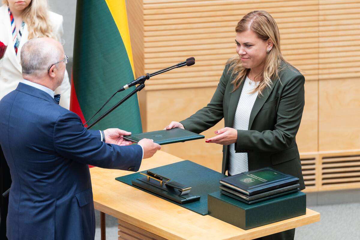 Mindaugo Sinkevičiaus ir jo vadovaujamo Ministrų kabineto narių priesaikos