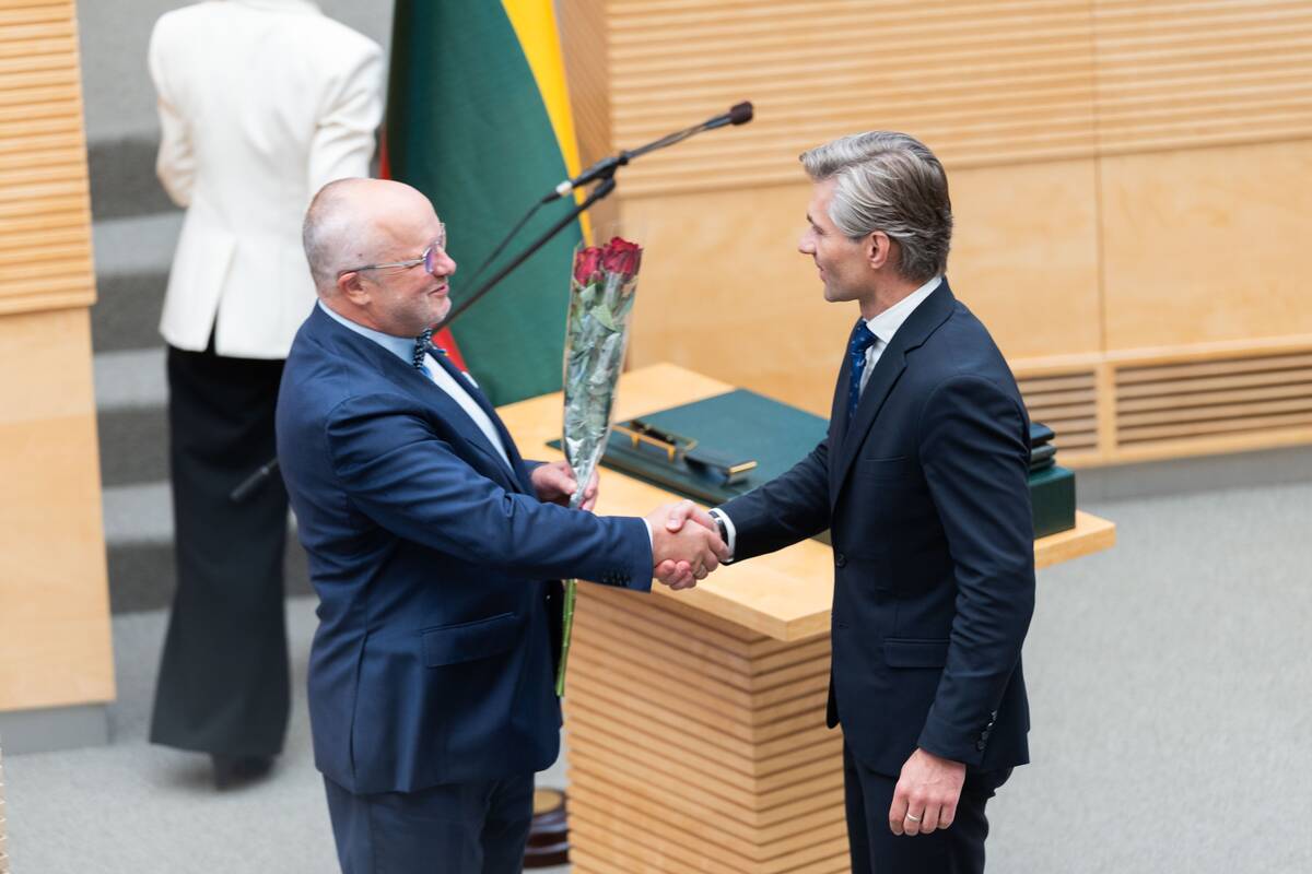 Mindaugo Sinkevičiaus ir jo vadovaujamo Ministrų kabineto narių priesaikos