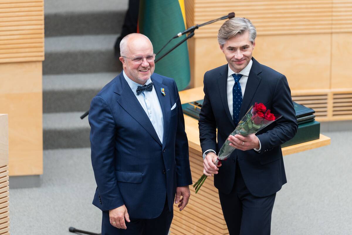 Mindaugo Sinkevičiaus ir jo vadovaujamo Ministrų kabineto narių priesaikos
