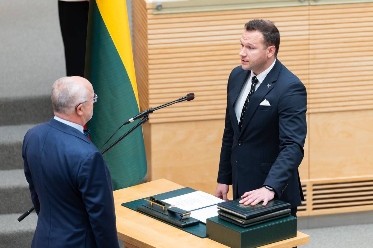 Mindaugo Sinkevičiaus ir jo vadovaujamo Ministrų kabineto narių priesaikos