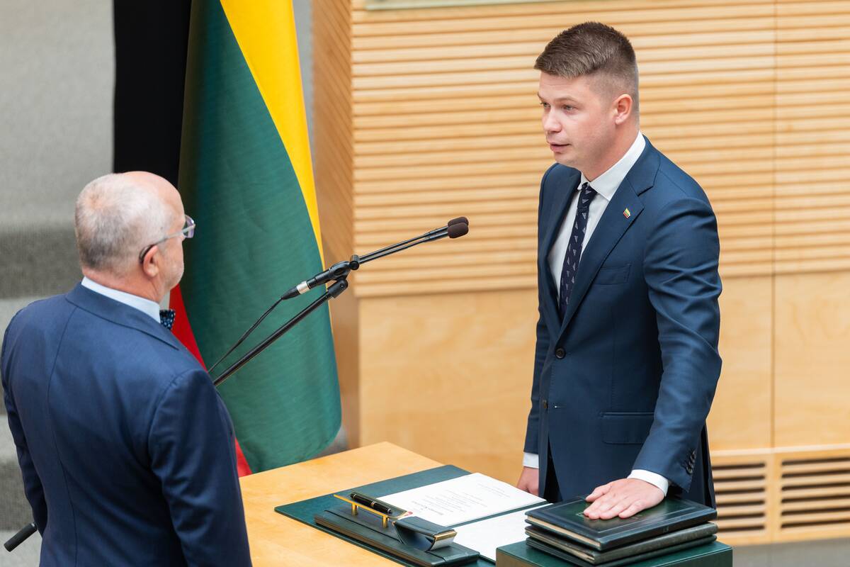 Mindaugo Sinkevičiaus ir jo vadovaujamo Ministrų kabineto narių priesaikos