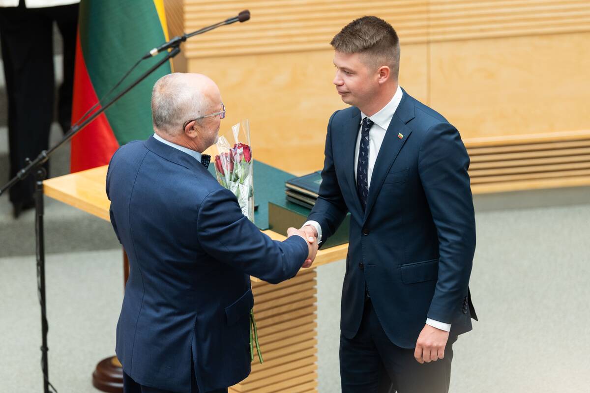 Mindaugo Sinkevičiaus ir jo vadovaujamo Ministrų kabineto narių priesaikos