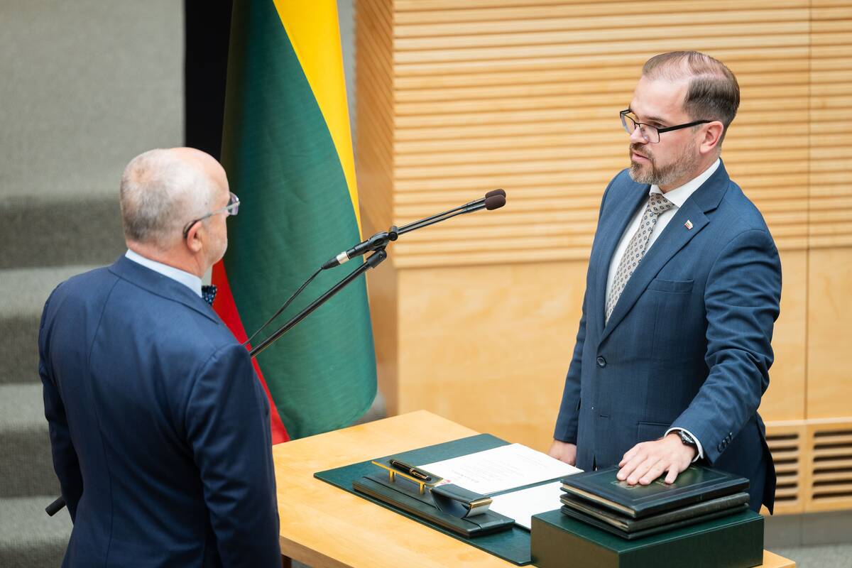 Mindaugo Sinkevičiaus ir jo vadovaujamo Ministrų kabineto narių priesaikos