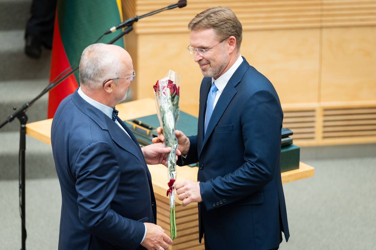 Mindaugo Sinkevičiaus ir jo vadovaujamo Ministrų kabineto narių priesaikos