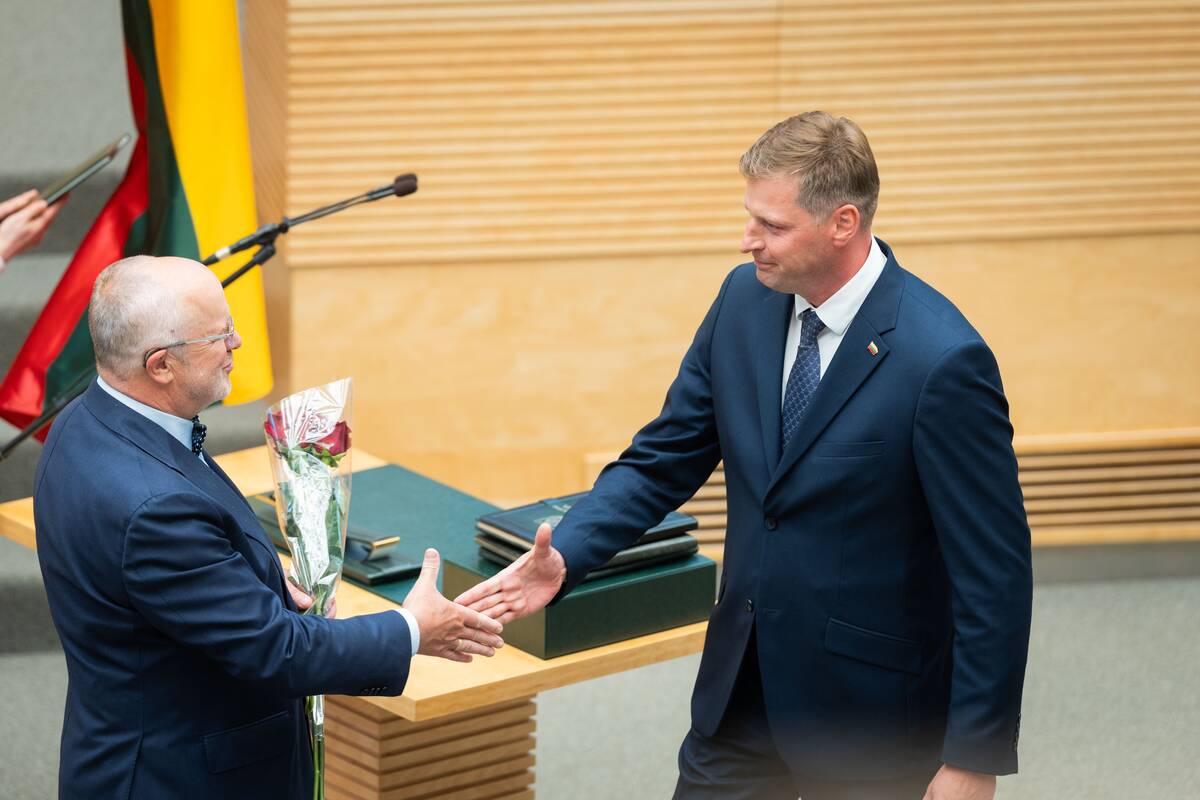 Mindaugo Sinkevičiaus ir jo vadovaujamo Ministrų kabineto narių priesaikos
