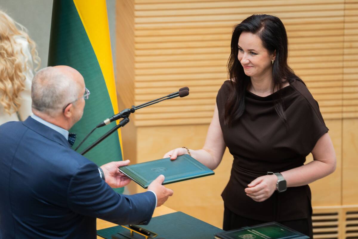 Mindaugo Sinkevičiaus ir jo vadovaujamo Ministrų kabineto narių priesaikos