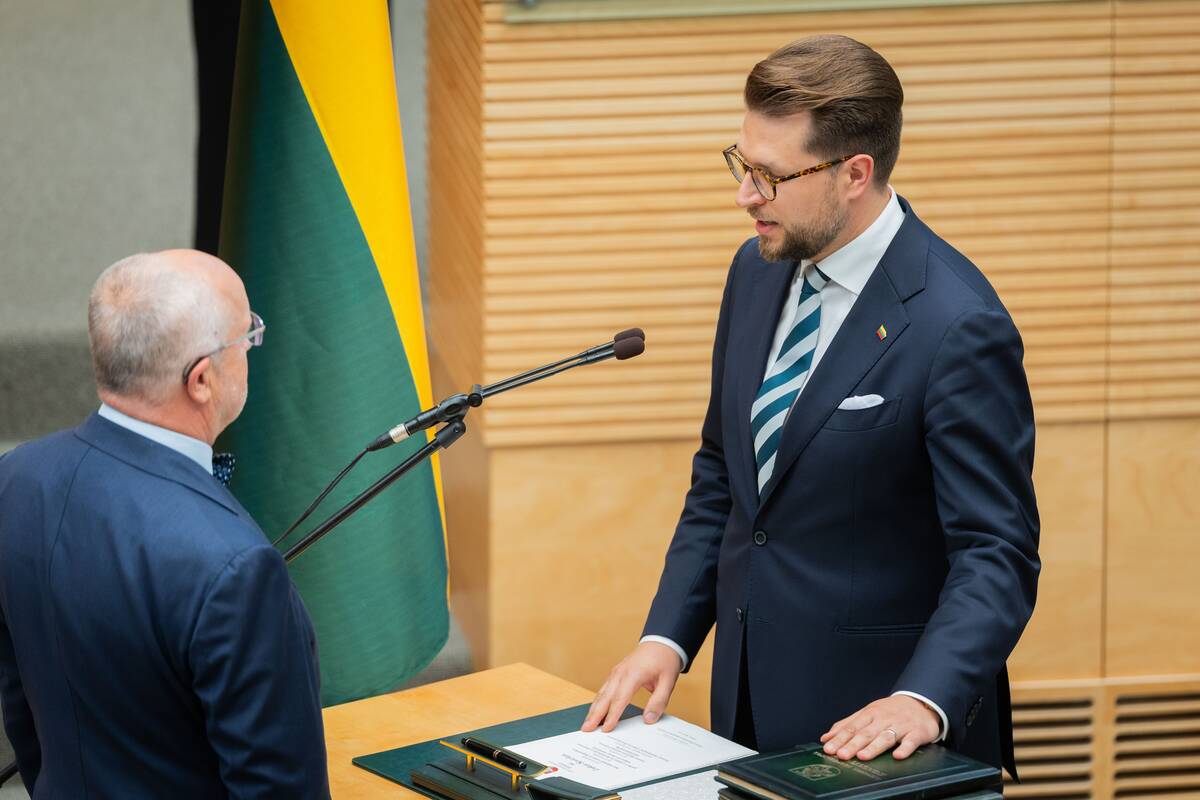 Mindaugo Sinkevičiaus ir jo vadovaujamo Ministrų kabineto narių priesaikos