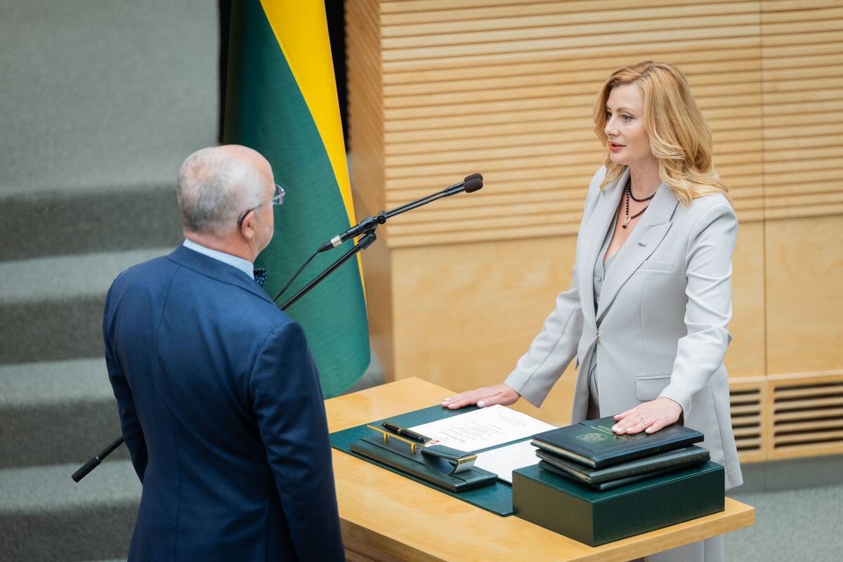Mindaugo Sinkevičiaus ir jo vadovaujamo Ministrų kabineto narių priesaikos