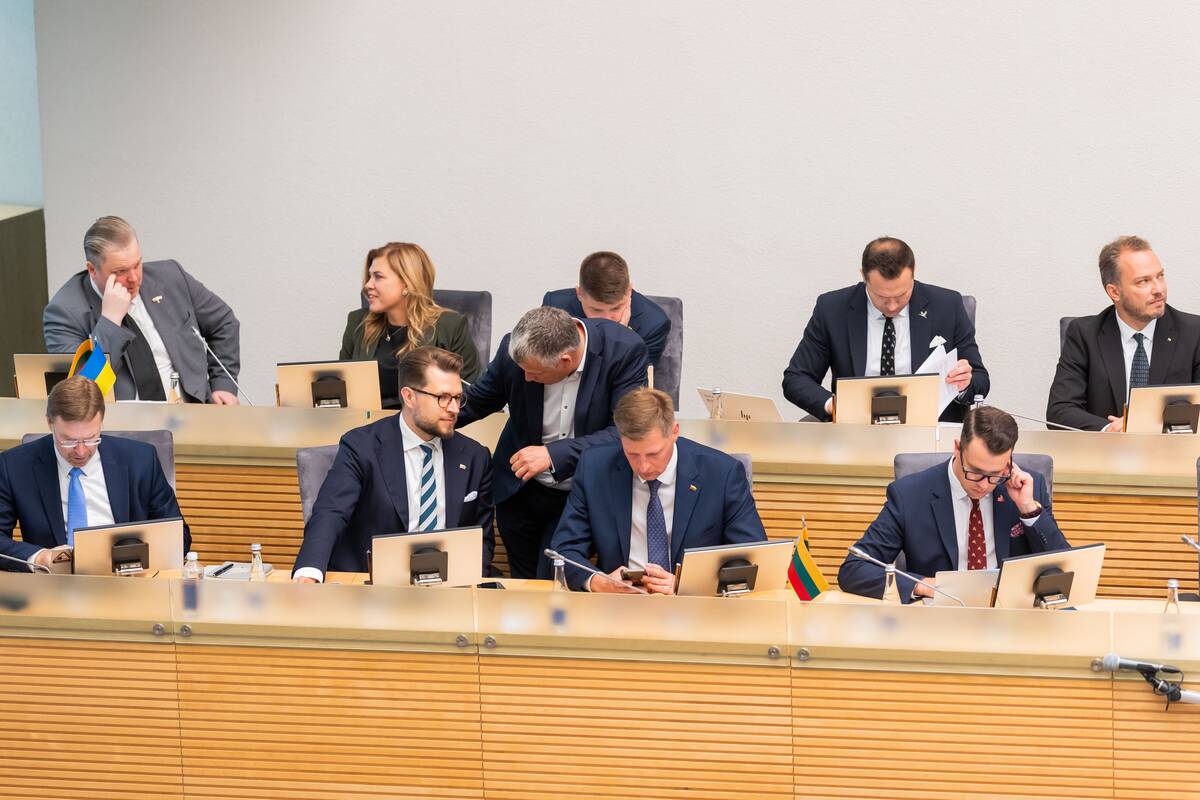 Seimas tvirtina XXI Vyriausybės programą