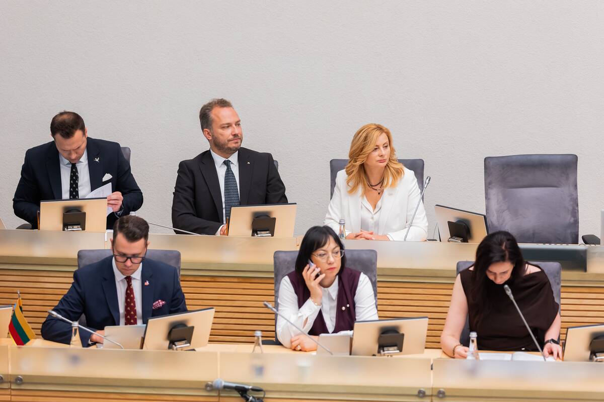 Seimas tvirtina XXI Vyriausybės programą