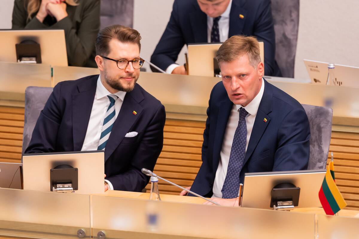 Seimas tvirtina XXI Vyriausybės programą