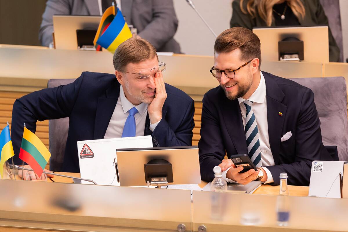 Seimas tvirtina XXI Vyriausybės programą