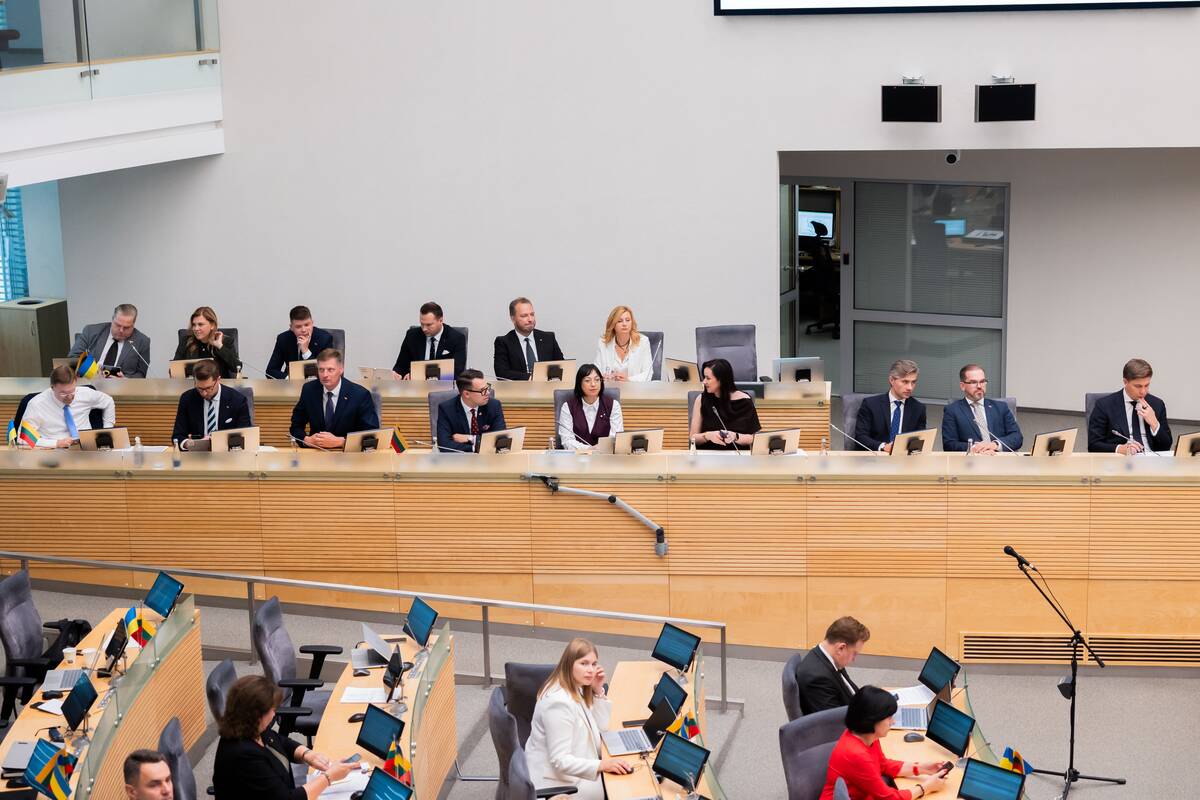 Seimas tvirtina XXI Vyriausybės programą