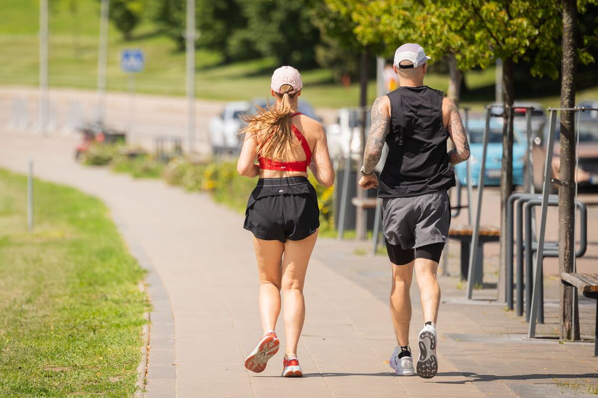 Saulėtas ketvirtadienis Vilniuje