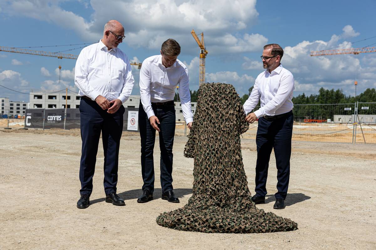 Rūdninkų karinio miestelio II etapo statybų pradžios ceremonija