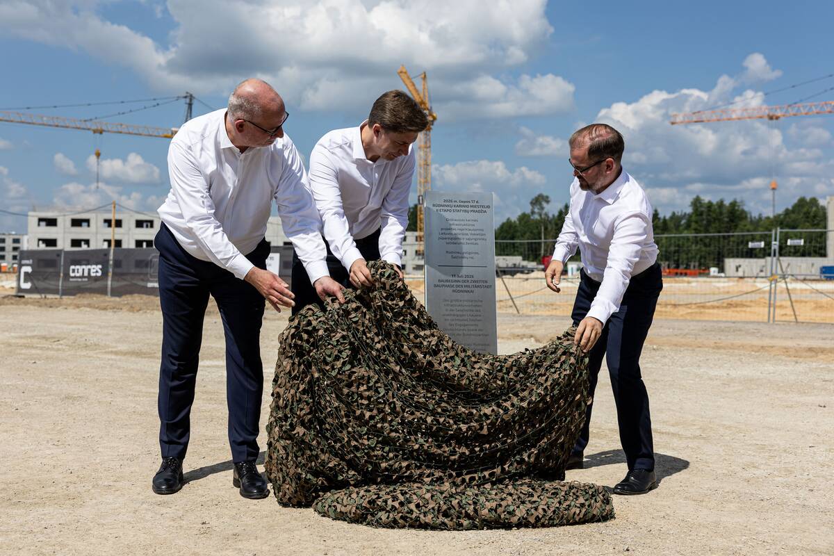 Rūdninkų karinio miestelio II etapo statybų pradžios ceremonija